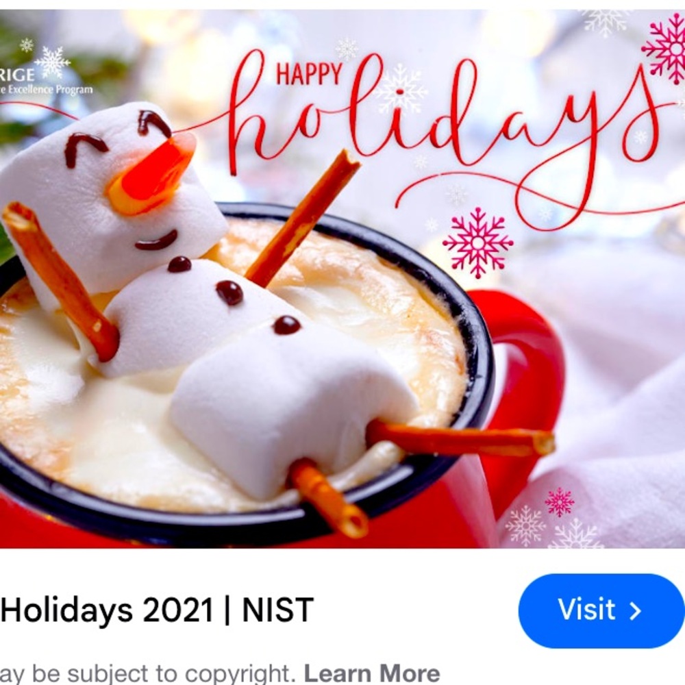 Happy holidays